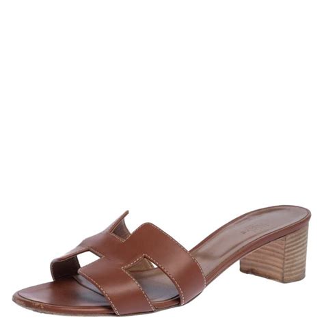 hermes block heel sandals|Hermes sandals for women doup.